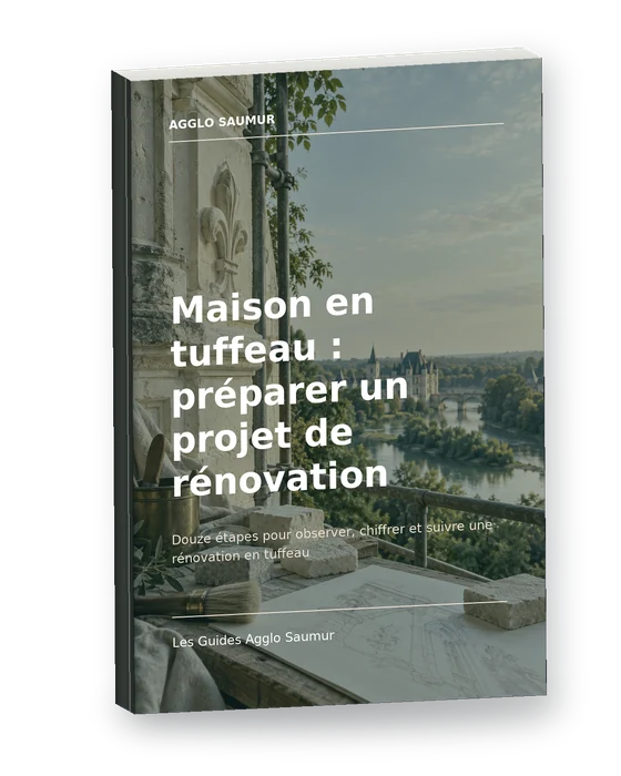 Mockup 3D de Maison en tuffeau : préparer un projet de rénovation