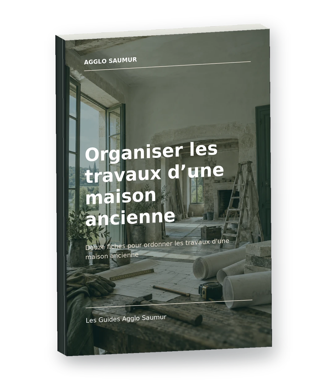 Mockup 3D de Organiser les travaux d’une maison ancienne