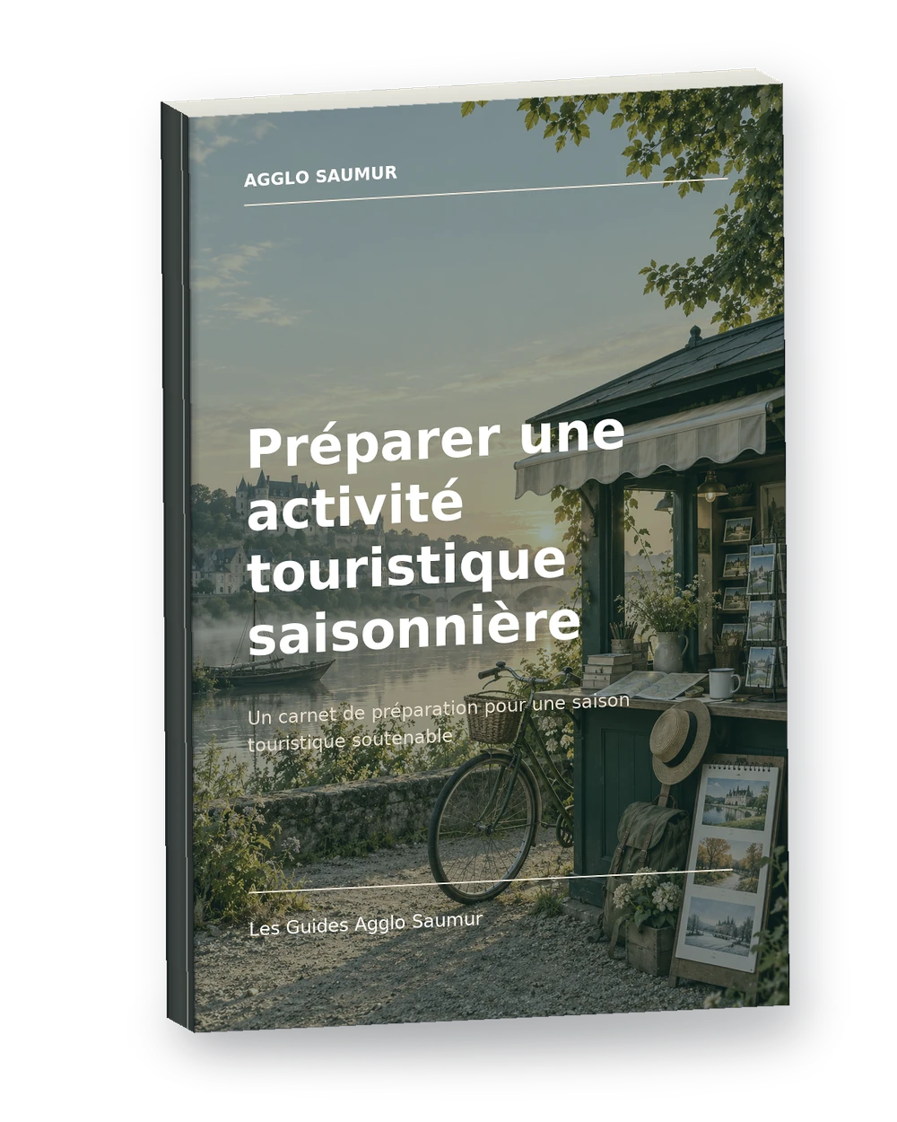 Mockup 3D de Préparer une activité touristique saisonnière
