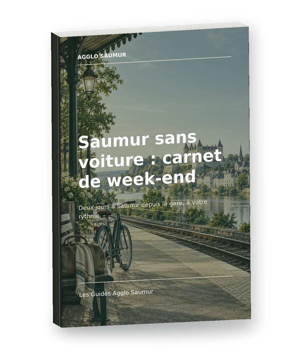 Mockup 3D de Saumur sans voiture : carnet de week-end