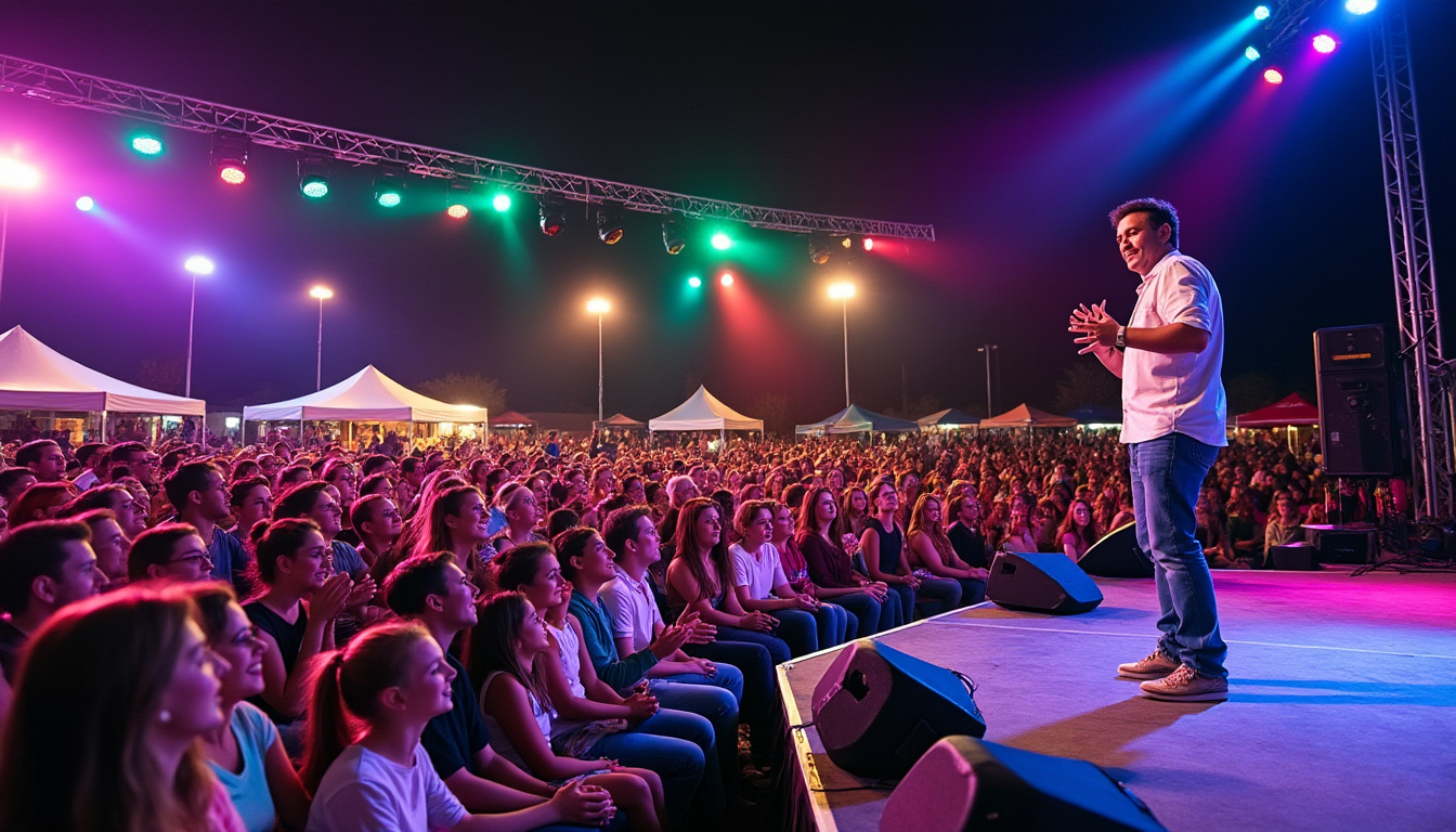 découvrez à saumur un spectacle de stand-up unique avec quatre humoristes aux styles variés pour une heure de rire inoubliable.