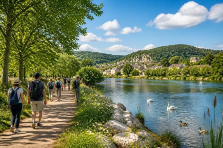 découvrez la loire à travers une promenade unique où chaque pas révèle des paysages variés et captivants, un véritable enchantement pour touristes et passionnés de nature.