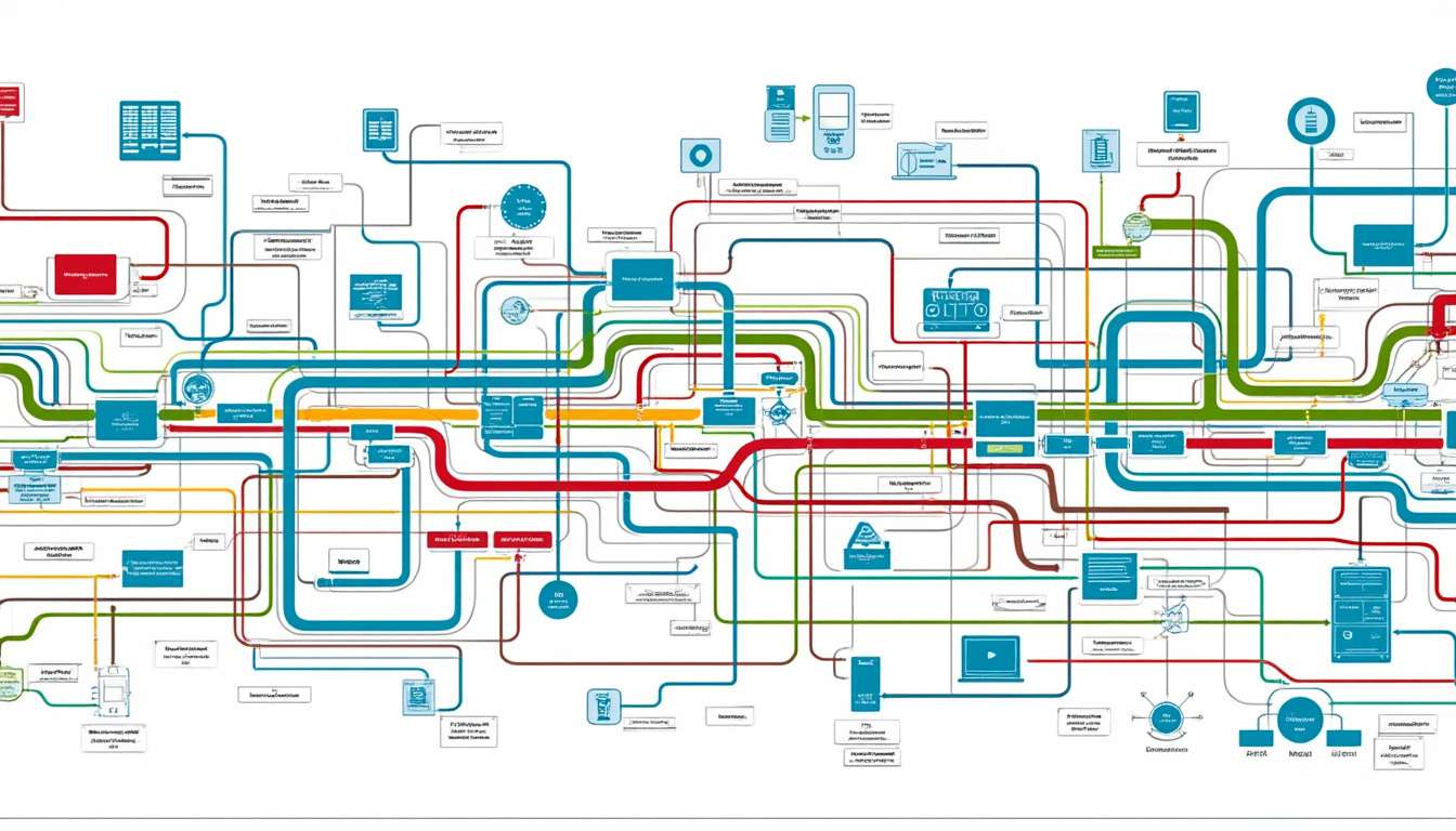 découvrez comment le diagramme spaghetti aide à visualiser et optimiser les flux de travail pour améliorer l'efficacité des processus dans votre entreprise.