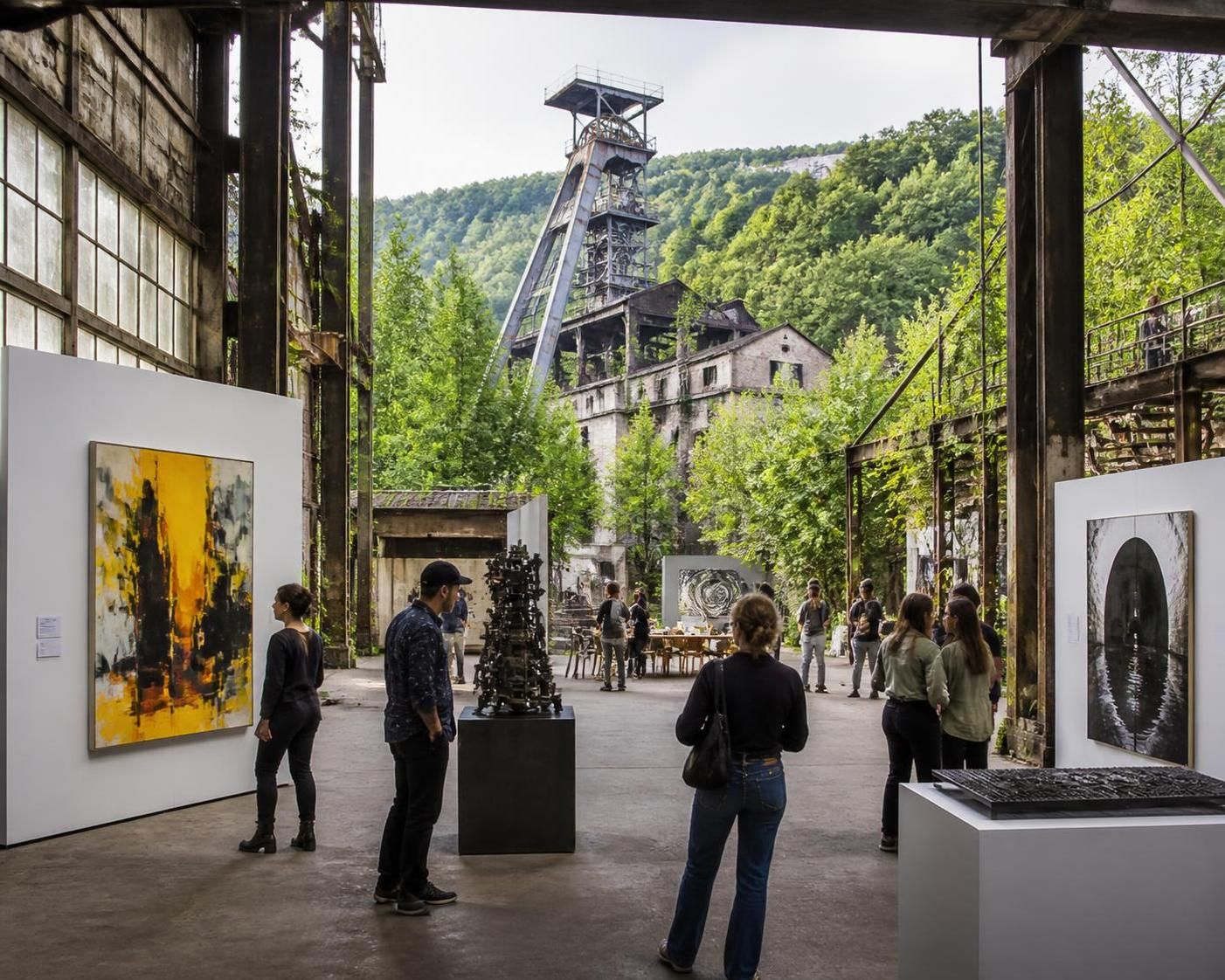 découvrez comment un collectif d'artistes innovants transforme un ancien site minier en un espace culturel dynamique, véritables ambassadeurs de la revitalisation patrimoniale.