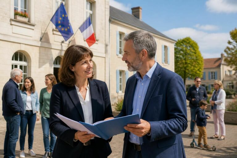 à beaufort-en-anjou, la maire et son 1er adjoint dressent un bilan à mi-mandat six mois après leur élection, revenant sur les actions et projets réalisés pour la commune.