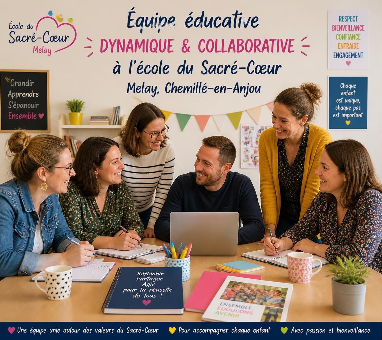 à chemillé-en-anjou, melay accueille une nouvelle équipe à la direction de l'établissement sacré-cœur, apportant un souffle nouveau et des projets prometteurs pour la communauté.