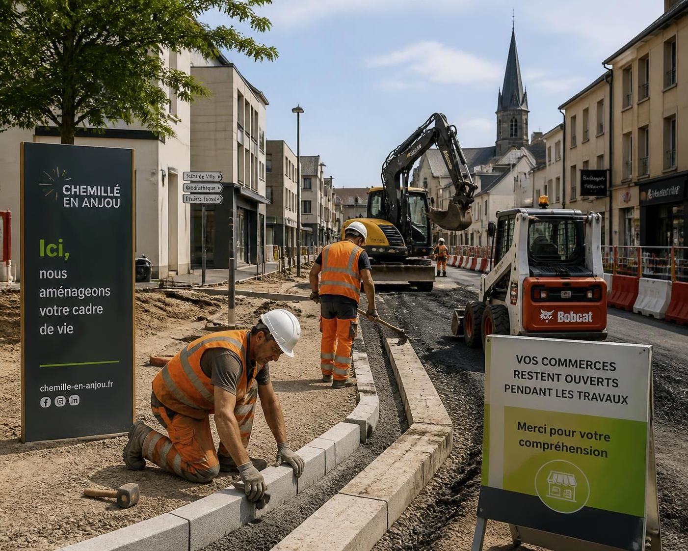 participez à la réunion d'information à chemillé-en-anjou avant le début des travaux sur la rue de la croix-renaudeau pour en savoir plus sur le projet et ses impacts.