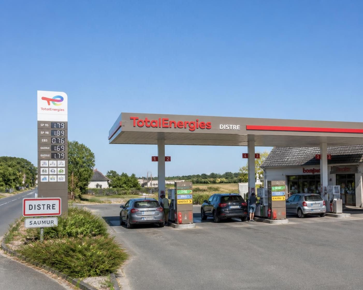 comparez les prix du gasoil dans les stations-service à distre, saumur et trouvez la station la moins chère pour faire le plein de votre véhicule diesel.